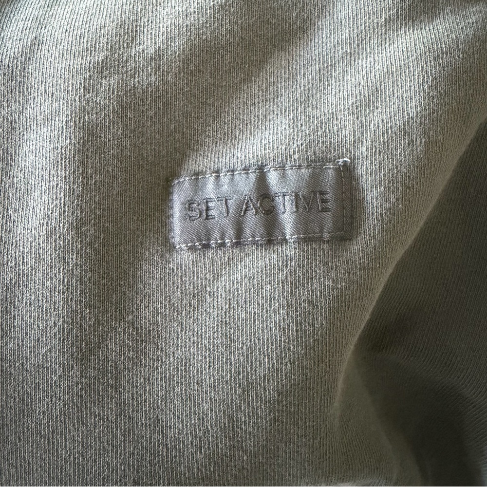 SET ACTIVE - Zip Pullover - Green - Size XS - Picture 4 of 6